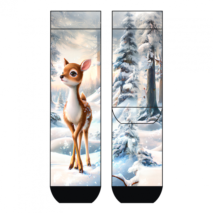 Cool 7 Print - Vollfrottee - Baumwollsocken - Runddruck Motiv: C5738